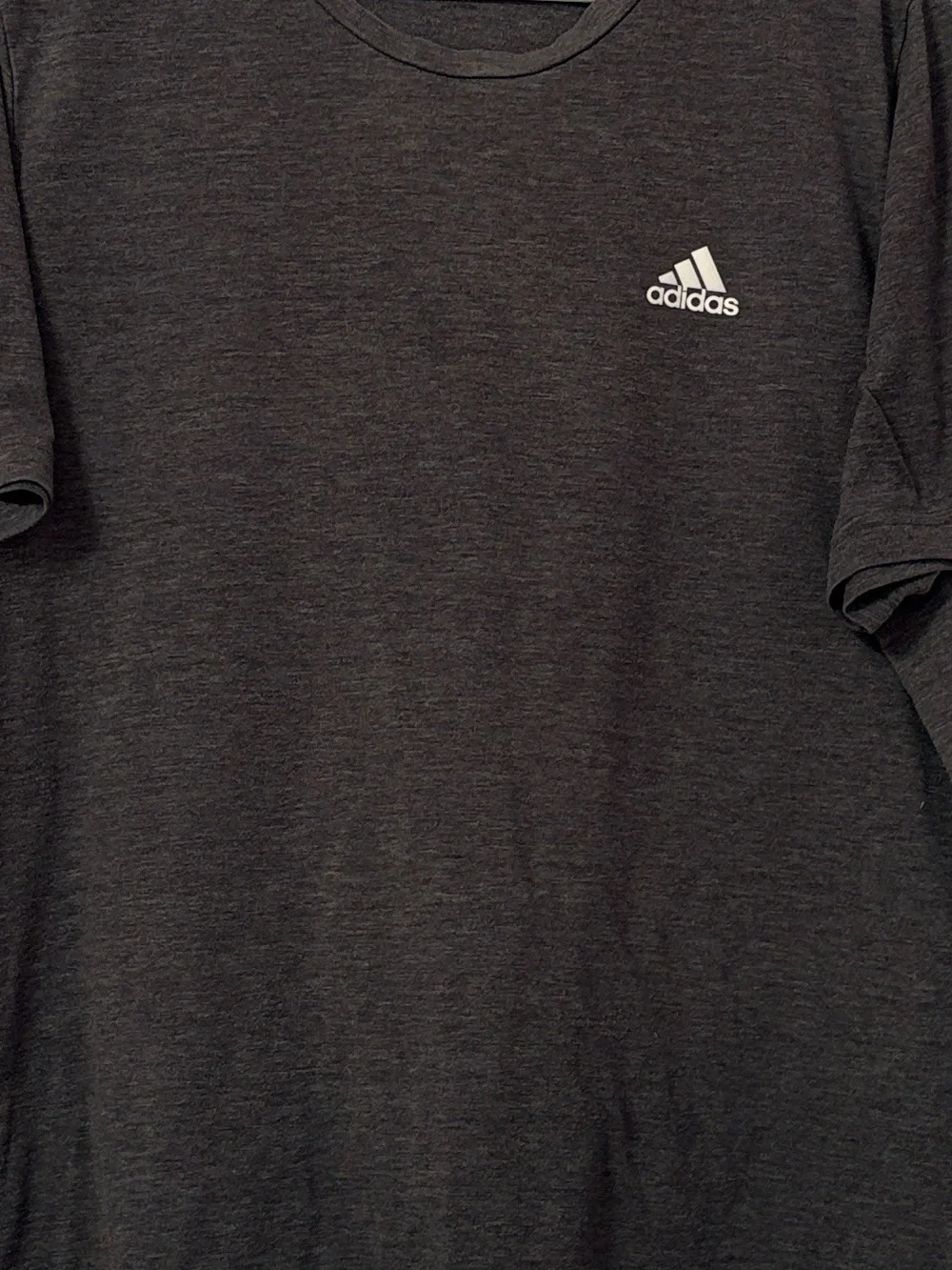 Mens Adidas Gray Primegreen AeroReady Athletic Tee
